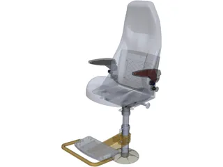 Command Ship Chair 3D Model preview