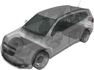 Chevrolet Orlando (2010) 3D Model preview