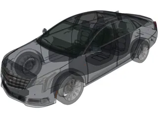 Cadillac XTS (2019) 3D Model preview
