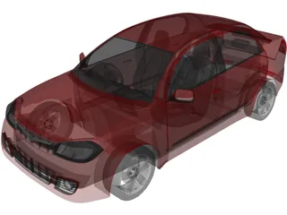 Proton Saga FLX (2003) 3D Model preview