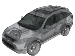 Hyundai ix55 (2011) 3D Model preview