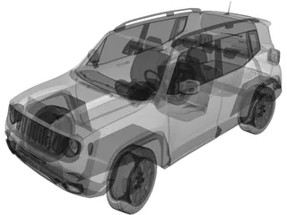 Jeep Renegade Latitude (2015) 3D Model preview