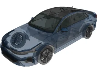 Kia K5 (2019) 3D Model preview