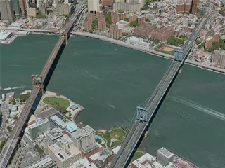 New York City, Lower Manhattan, USA (2020) 3D Model preview
