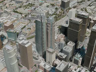 Los Angeles City, USA (2020) 3D Model preview