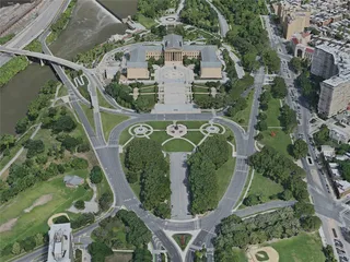 Philadelphia City, USA (2020) 3D Model preview