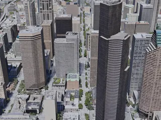 Seattle City, USA (2020) 3D Model preview