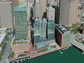 Boston City, USA (2020) 3D Model preview
