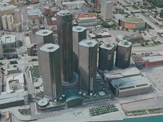 Detroit City, USA (2020) 3D Model preview
