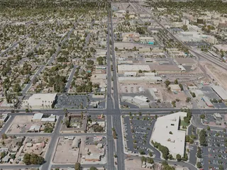 Bakersfield City, USA (2020) 3D Model preview