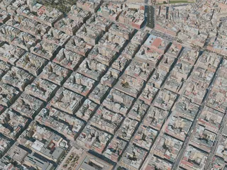 Bari City, Italy (2020) 3D Model preview
