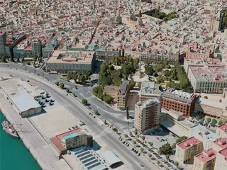 Cadiz City, Spain (2020) 3D Model preview