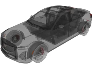 Cadillac CT5 (2020) 3D Model preview