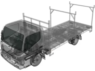 Mitsubishi Fuso Canter (2016) 3D Model preview