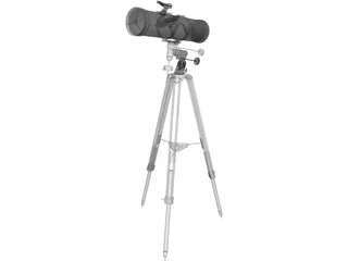 National Geographic 130/650 Telescope 3D Model preview