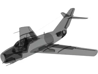 Mikoyan-Gurevich MiG-15 Fagot 3D Model preview