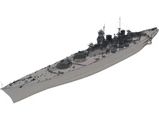 Sovetsky Soyuz Battleship 3D Model preview