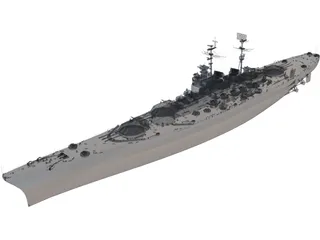 Kreml Warship 3D Model preview