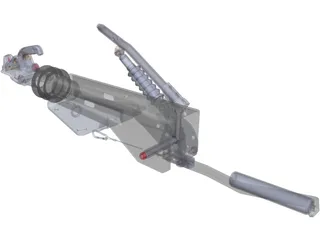 Trailer Coupler 3D Model preview