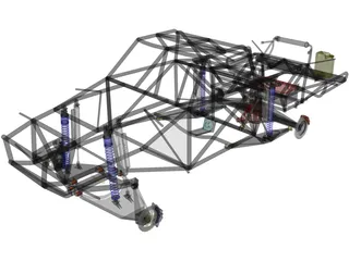 Prerunner Chassis 3D Model preview
