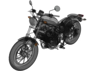 Honda Rebel 500 (2018) 3D Model preview