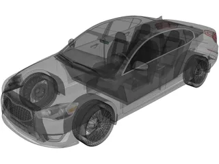 Kia Cadenza (2014) 3D Model preview