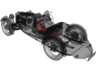 Aston Martin Ulster (1935) 3D Model preview