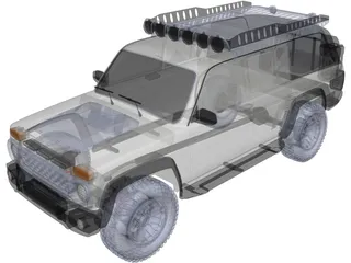 Lada Niva 2329 3D Model preview