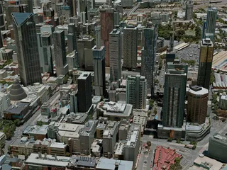 Melbourne City, Australia (2020) 3D Model preview