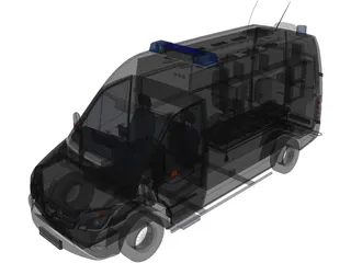 Mercedes-Benz Sprinter RTK7 3D Model preview