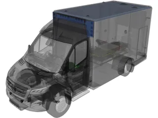 Mercedes-Benz Ambulance 3D Model preview
