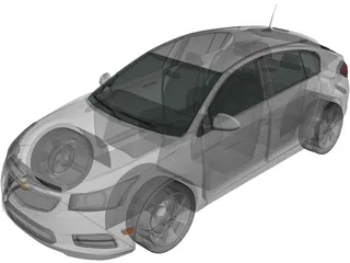 Chevrolet Cruze Hatchback (2012) 3D Model preview