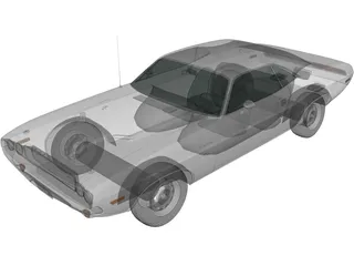 Dodge Challenger (1970) 3D Model preview