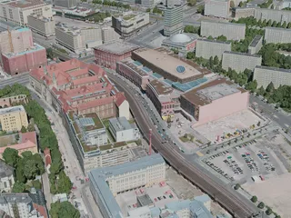 Berlin City, Germany (2020) 3D Model preview