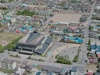 Aizuwakamatsu City, Japan (2020) 3D Model preview