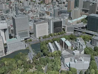 Tokyo City, Japan (2020) 3D Model preview