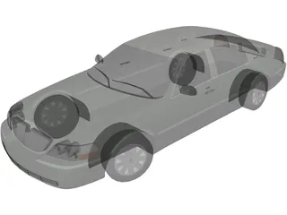 Lincoln Town Car Presidential (2008) 3D Model preview