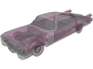 Cadillac Fleetwood Brougham (1959) 3D Model preview