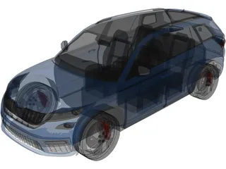 Skoda Kodiaq RS (2020) 3D Model preview