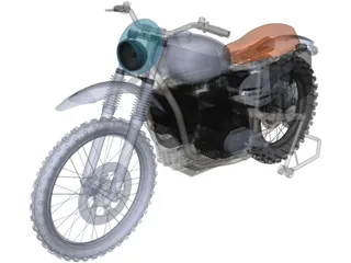 Ural Enduro 3D Model preview