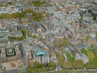 London City, UK (2020) 3D Model preview