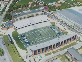 Akron City, USA (2020) 3D Model preview