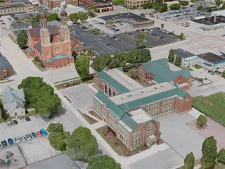 Green Bay City, USA (2020) 3D Model preview