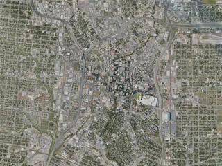 San Antonio City, USA (2020) 3D Model preview