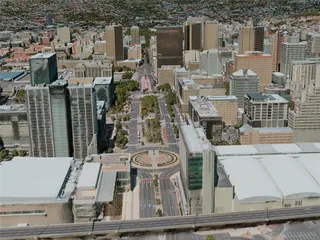 Cape Town City, South Africa (2020) 3D Model preview