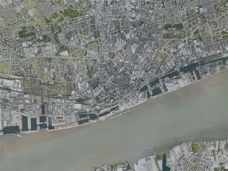 Liverpool City, UK (2020) 3D Model preview