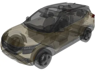 Kia Seltos (2020) 3D Model preview