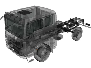 MAN TGM (2008) 3D Model preview