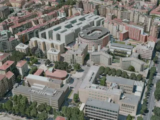 Milan City, Italy (2020) 3D Model preview