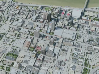 Louisville City, USA (2020) 3D Model preview